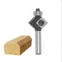 2 in 1 Disposable Insert Router Bit Corner Round or Bevel Knife Style Carbide with Bearing Milling Cutters for Wood