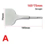 1pc SDS Plus Round Shank Electric Hammer Drill Bit Slot Flat Chisel Masonry For Light Concrete Impact Drill Widening Drill Bit