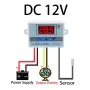 Controlador de temperatura digital LED W3002 com opções de 12 V/24 V/220 V/110 V, controle duplo de refrigeração e aquecimento, configurações ajustáveis, medição de alta precisão para máquinas de frutos do mar e outras aplicações