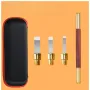 Woodworking Stone Knife Carbide Engraving Chisel Set with Split Stamp Knife with a Portable Bag for Seal Engraving Stone Letters