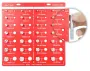 28 Thread Nut & Bolt Checker Durable Aluminum Alloy Gauge for Metric and Imperial Sizes Easy Size Identification Tool
