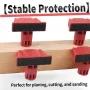4PCS 20mm MFT Non-Slip Bench Dogs Workbench Table Stops for Workbench Positioning and Stability