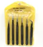 6PCS ESD10-15MM Stainless Steel Tweezers Industrial Curved Straight Repair Tools Tweezers