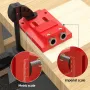 Woodworking Hole Puncher Adjustable Oblique Hole Locator with Metric and Imperial Calibration Aluminum Alloy Cabinet Plate Dowel Hole Jig System Set
