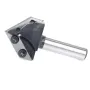 1/2 İnç 1/4 İnç 8mm Şaft Çift Bıçaklı 90 Derece V-Yivli Freze Ucu Karbür Eklenti Ahşap CNC Freze Ucu Ahşap İşleme Gravür Oyma için
