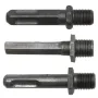4PCS 32mm Black With Replaceable Handle Firewood Drill Bit Hand Electric Drill Electric Hammer Machine With Round Handle Square Handle Electric Tools For Broken Wood
