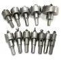 Drillpro 12pcs 15mm-50mm Hole Saw Cutter Alloy Drill Bit Set for Wood Metal Cutting
