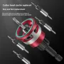 5pcs Countersink Drill Bit Set with Depth Stop High-quality 6542 Steel and Aluminum Alloy Multi-size for Woodworking Precision Drilling and Ease of Use