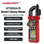 Alicate amperímetro HABOTEST HT205, medidor de corrente CA/CC True RMS de 600 A, mede corrente, tensão, temperatura, capacitância e testador