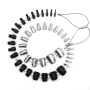 44PCS Thread Checker Nut & Bolt SWTC-44 Bundle 23 Inch & 21 Metric Sizes Stainless Steel Male Female Gauges Nut and Bolt Checker Set White & Black