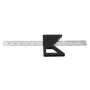 ENJOYWOOD Woodworking Center Scriber 45 Degrees Angle Line Caliber Ruler Wood Measuring Scribe Tool