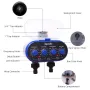 Aqualin Ball Valve Two Outlet Automatic Garden Irrigation Controller with Four-Dials Water Timer 0 Pressure Waterproof High-Impact Construction Ideal for Efficient Watering Management