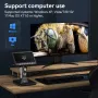 Digital Microscope 50-1200X Magnification 7-Inch 1920*1080P Screen 5MP TYPE-C Port 8 LED for Precise Inspection