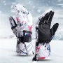 Ski Garden Working Protecitve Gloves Waterproof Breathable Faux Leather Flexible Windproof Ambidextrous Hand Orientation