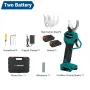 Drillpro 24V Cordless Pruning Shears 30mm Maximum Cutting Diameter with Strong 750W Power 7500mAh Battery for 80-180 Minutes of Work Comes with Extra Blade Sets Efficient Garden Tool