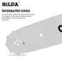 HLIDA Multi-Compatible Electric Chain Saw Converter DIY Kit Adjustable Hardened Saw Chain High Speed 11000rpm with Auto-Oil Supply Safety Features for Effective Wood Glass Metal Cutting