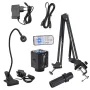 HAYEAR 24MP 4K 1080P HDMI Videocamera per microscopio industriale Zoom 1X-130X Obiettivo con attacco C Telecomando per acquisizione di immagini digitali