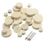 33pcs Wool Polishing Wheel Grinder Accessories for Rotary Tool