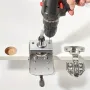 35mm Concealed Door Hinge Jig Locking Cabinet Hinge Jig Hinge Drilling Jig Guide Puncher Locator Hole Drilling Positioning Tool