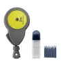 2m/6.56ft Rotape Tape Measure Compass with 10 Pencil Leads Measure Beam Compass for Drawing Circles and Lines