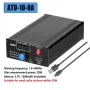 ATU-10-0A Mini sintonizador de antena automático de 20 W, 1,8-30 MHz, display OLED, caixa externa de liga de alumínio com bateria de 1800 mAh, sintonizador de antena ATU