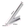 150x100mm 45 Degree DIN875-2 Angle Corner Square Ruler Wide Base Gauge Woodworking Tool