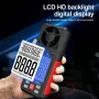 HABOTEST HT605 Digital Anemometer Portable Wind Speed Meter Windmeter LCD Backlight Display Temperature Humidity Meter