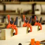 Pony Jorgensen Hand Clamp 2Inch 4Inch Sturdy Steel Spring Plastic One-Handed Operation Non-Marring Jaws Secure Clamping