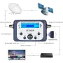 SF-95DR Professional Satellite Finder with High Accuracy Backlit Display LNBF Frequency Indicator Plug & Play Lightweight Pocket Sized Convenient for Campers
