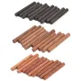 10PCS 8/10/12mm Diameter Round Rod Bar 100mm Long Round Log Tenon Rod Dowel Rosewood Red Sandalwood Woodworking DIY Craft Joinery