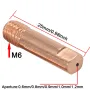 19Pcs 15AK For Binzel Torch Ceramic Nozzles Contact Tips Holders Mig Welder Consumable Accessories MB-15AK Mig Welding Torch