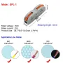 5 Pcs Mini Quick Wire Cable Connectors Universal Compact Conductor Splice Cable Push-in Terminal Block SPL1-4 Efficient Wiring Solution Reusable for Soft and Hard Wires