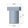 Bloco de limite de mesa para marcenaria GANWEI 4 peças 19 mm, trava de mesa com trava de liberação rápida, trava de limite para marcenaria