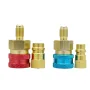 Quick Connect Coupler R1234YF to R134A Adapter HVAC Auto AC Tool High and Low Side Fittings Efficient Quick Connect