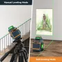 EU US Direct CIGMAN 3x360¡ã CM-701/CM-701SE Nível a laser de linha autonivelante para nivelamento de moldura de parede, bateria recarregável, controle remoto e suporte magnético incluídos, distância de trabalho de 100 pés CM-701/CM-701S