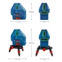 GLL 50-15 XG Professional Laser Level 5 Lines Green Beam 3D Tự cân bằng ngang và dọc Công cụ đo chéo