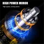 Drillpro 18V Brushless Electric Wrench 0-6200 RPM 800N.M Torque LED Work Lights Suitable for Construction Woodworking Heavy Duty Maintenance