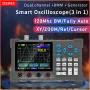 3 in1 Digital Oscilloscope Multimeter Signal Generator 120MHz IPS Display Dual Channel FFT Zoom Mode Portable Testing Tool