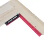 ENJOYWOOD Signature Precision Square Right Angle Ruler 300mm Guaranteed T Speed Measurements Ruler for Measuring and Marking Woodworking Carpenters Aluminum Alloy Framing Professional Carpentry Use