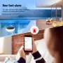 Tester di qualità dell'acqua per piscina Tuya Zigbe WiFi 7 in 1 Monitoraggio pH Cloro Salinità Ricarica solare USB Controllo tramite app