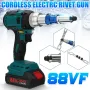 VIOLEWORKS 88VF Brushless Rivet Riveter Guns Automatic Blind Riveter Fit Makita18V