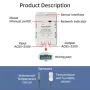 Akıllı Termostat Model LY-607-N WiFi Bluetooth Uzaktan Kumanda 20A 3800W Sıcaklık Nem Anahtarı ABS Yapı