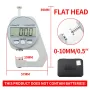 Digital Display Thickness Gauge Zinc Alloy Electronic LCD Micrometer Metric Imperial Wall Thickness Measurement Tools 0-10 or 20mm