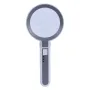 Portable 18LED Touch Switch Folding 5x 11x Magnifying Glass for Precision Measurement and Repair with Detachable Handheld Desktop and Charging