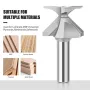Arc Bending Integrated Knife Router Bit Tungsten Steel 1/2\ / 12mm Shank R18 R30 R50 Seamless Woodworking Milling Cutter Sharp Sturdy