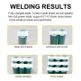 Excellway 5000W Mini Spot Welder High Power Handheld Spot Welding Machine for 18650 Battery Welding Tools for 0.1/0.15/0.2/0.25mm Nickel Strip 0-800A Current Adjustable