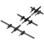 40-120/200/300mm Ayarlanabilir Daire Delik Kesici Ahşap Alçıpan Matkap Ucu Testere Yuvarlak Kesme Bıçağı