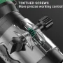 6.35mm 800W Electric Hand Trimmer Wood Router Electric Trimming Machine 6-Speed Adjustable 33000RPM Copper Motor Woodworking Milling Engraving Home DIY Power Tool for Trimming and Slotting