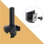 1/2 Inch Shank 3 Flutes CNC Carbide Spoilboard Surfacing Router Bit Slab Flattening Milling Cutter with 2\ Cutting Diameter