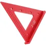 Aluminum Alloy Woodworking Triangle Ruler 45 or 90 Degrees Versatile Carpenter Square